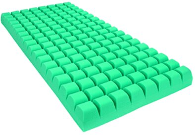 Schaumstoffsystem aks-maxiplot 90x200x14 cm, gerollt inkl. Inkocover-Spannbezug