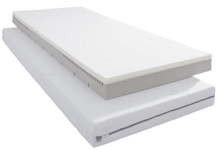 silverrelax Matratze mit Silverline-Bezug 90x200x14 cm