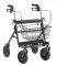 Rollator FAKTO+ mit Tablett, Korb, Stockhalter, mangan grey metallic