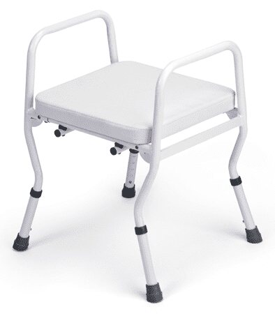 Duschhocker COMFORT mit Armlehnen,weiß