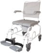 Dusch-Toilettenrollstuhl DuoMotion 5" Räder grau