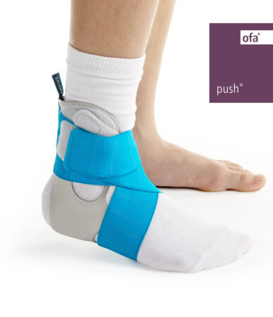 Knöchelorthese Push ortho Aequi Junior grau/türkis universal