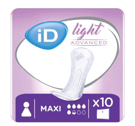 iD Discreet Light Pads FOR WOMEN Super (1 Karton: 12x10 Stück)