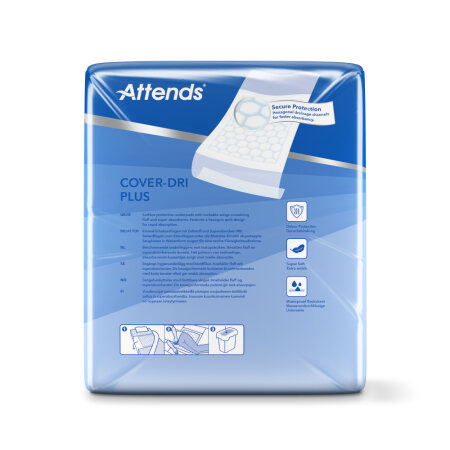 Krankenunterlagen Attends Cover-Dri Plus 80x170cm (1Karton: 4x30Stk.)