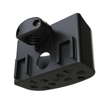 Stockhalter mit Kunststoff-Schale für 2 Stöcke 22+25mm