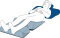 Semi-Fowler-Kissen CarePur M 65 x 50 x 15 cm blau