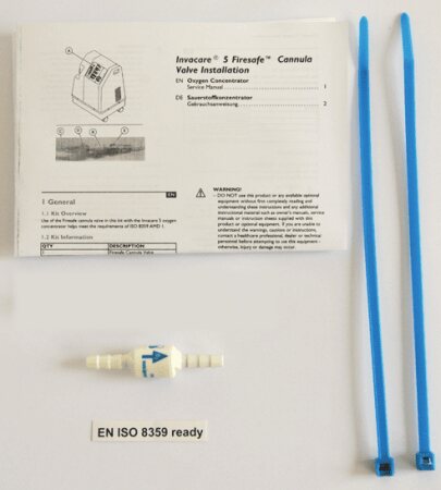 Invacare-Kit Firesafe Cannula für Invacare 5