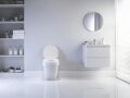 Toilettensitzerhöhung AQUATEC 90 Ergo mit Deckel (VPE:6 Stück)