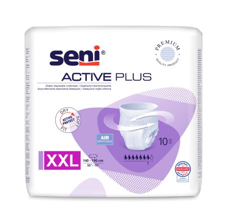 Einweginkontinenzslips Seni Active Plus xx-large (1 Karton: 6x10 Stück)