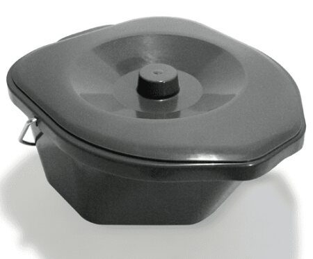 Toiletteneimer RS3 für Toilettenstuhl 9062 grau