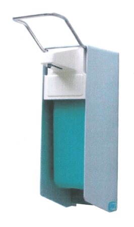 TEMDEX Universalspender mit kurzem Hebel und Leerflasche, 500 ml