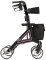Rollator ALEVO CARBON mit Rückengurt und Tasche Farbe: mokka