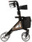 Rollator ALEVO CARBON mit Rückengurt und Tasche Farbe: mokka