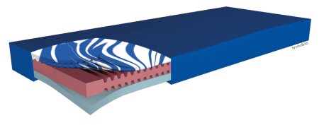 AD-System Hyper-Foam GEL AD-Matratze, Pu-Tex-Bezug 100 x 200 cm