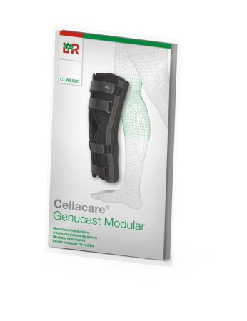 Knieorthese Cellacare Genucast Modular Classic schwarz-grün Gr. 1