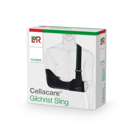 Schultergelenkorthese Cellacare Gilchrist Sling Classic schwarz-grün Gr. 5