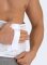 Rückenstützbandage Para Vertebral light, mit Pelotte Farbe: weiß Gr. 4