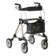 Rollator elan plus, inkl. Tasche, Stockhalter und Rückengurt, max. 150 kg bel. Farbe: anthrazit/dunkelrot
