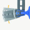BORT GenuXpress ACL Kniegelenkorthese, grau Gr. XL links