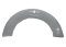 Poz-In-Form plus Halbmond-Kissen, grau 130 x 80 x 20 cm