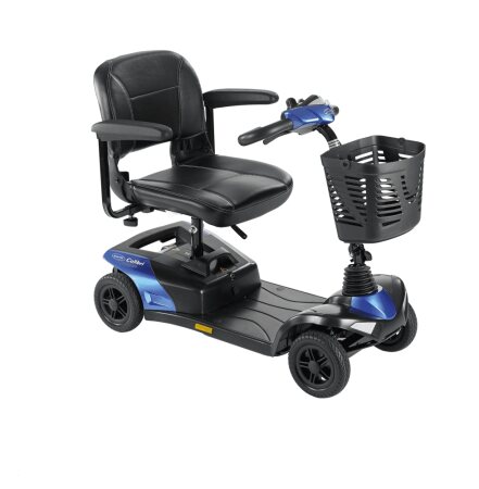Elektro-Scooter COLIBRI 4-rad 6km/h saphirblau