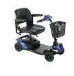 Elektro-Scooter COLIBRI 4-rad 6km/h saphirblau