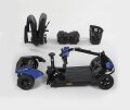 Elektro-Scooter COLIBRI 4-rad 6km/h saphirblau