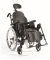 Rollstuhl Breezy Relax 2,TrBr, Dartex, Kopfstütze, Gurt, Therapietisch, Seitenpelotten SB 51 cm