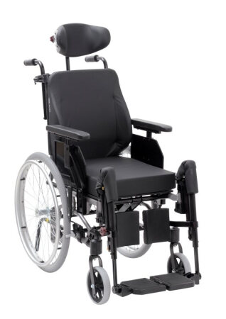 Rollstuhl Netti 4U CE Plus, Trommelbr., AOK BW, Kopfstütze, Therapietisch SB 45 cm