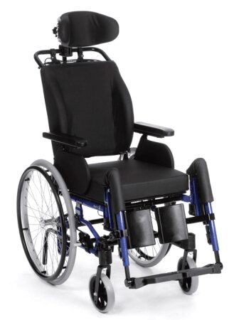 Multifunktionsrollstuhl Netti 4U CE Standardausstattung, blau SB 50 cm