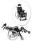 Multifunktionsrollstuhl Netti 4U CE Plus silber SB 45 cm