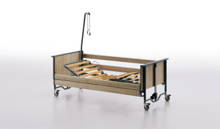 Pflegebett domiflex 3 100 x 200cm Farbe: Buche gedämpft