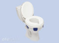 Toilettensitzerhöhung Clipper III mit Deckel, 10 cm