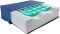 Anti-Dekubitus-Sitzkissen aks-multisit mit Inko-Air-PU-Bezug 42x42x10 cm blau