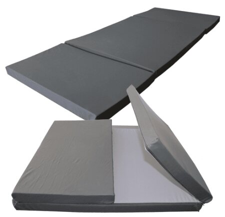 ADL Sturzmatte faltbar 80/160x70x10/5 cm, grau
