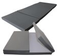 ADL Sturzmatte faltbar 80/160x70x10/5 cm, grau