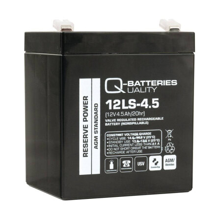 Quality-Batteries 12LS-4.5 12V/4,5Ah 90x70x101 mm
