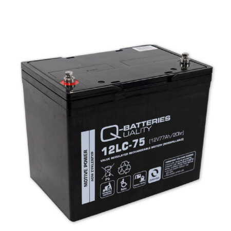 Quality-Batteries 12LC-75 12V/77Ah 260x169x210 mm