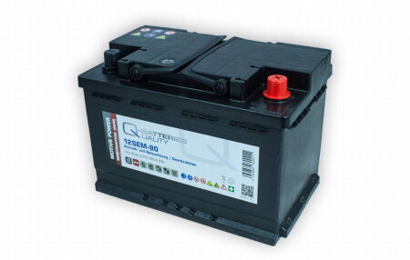 Quality-Batteries 12SEM-80 12V/80Ah 278x175x190mm