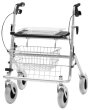 Rollator B XXL silber-metallic