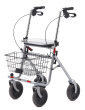 Rollator SENIO mit Tablett, Korb, Sitz und Stockhalter,...