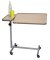Bett-Tisch mit geteilter Platte 40x78cm, Höhe 72-115cm, Walnuss