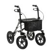 Rollator TAiMA XC, PU-bereift, Netz und Stockhalter,...