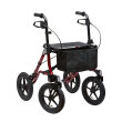 Rollator TAiMA XC, luftbereift, Netz und Stockhalter,...
