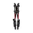 Rollator TAiMA XC, luftbereift, Netz und Stockhalter, rot-metallic (Dietz)