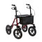 Rollator TAiMA XC, luftbereift, Netz und Stockhalter, rot-metallic (Dietz)