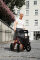 Rollator TAiMA XC, luftbereift, Netz und Stockhalter, rot-metallic