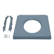 Kunststoff-Sitzbrille für Toilettenstuhl TSU/TSU-2 grau