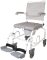 Dusch-Toilettenrollstuhl DuoMotion 5" Räder grau
