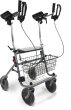 Rollator Cristallo 2 mit Unterarmauflage, silber